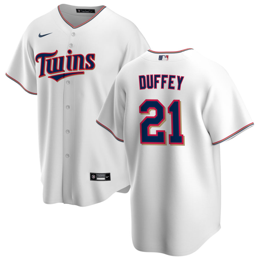 Nike Men #21 Tyler Duffey Minnesota Twins Baseball Jerseys Sale-White